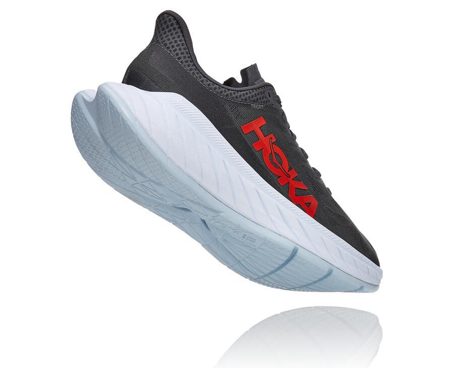 Tenis Hoka One One Hombre Negros/Blancos - Carbon X 2 - REYD12986